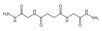 N,N'-succinyl-bis-glycine dihydrazide Structure