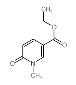 3-Pyridinecarboxylicacid, 1,6-dihydro-1-methyl-6-oxo-, ethyl ester Structure