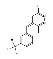 6-chloro-3-methyl-4-(3-(trifluoromethyl)benzylidene)-4,5-dihydropyridazine Structure