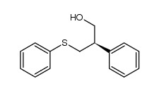 (R)-2-phenyl-3-(phenylthio)propanol结构式
