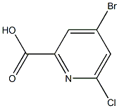 4-BroMo-6-chloropicolinic acid结构式