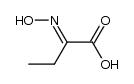 (E)-2-hydroxyimino-butyric acid结构式