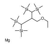 [2-(ethoxymethyl)-1,3,3-tris(trimethylsilyl)propyl]-trimethylsilane,magnesium Structure