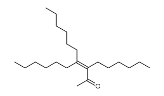 3,4-dihexyldec-3-en-2-one结构式