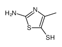 5-Thiazolethiol,2-amino-4-methyl-(9CI) structure
