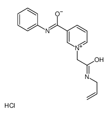 1-[2-oxo-2-(prop-2-enylamino)ethyl]-N-phenylpyridin-1-ium-3-carboxamide,chloride Structure