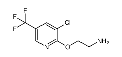 2-((3-chloro-5-(trifluoromethyl)pyridin-2-yl)oxy)ethan-1-amine Structure