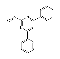 2-nitroso-4,6-diphenylpyrimidine结构式