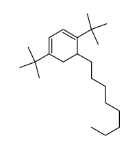 1,4-di-tert-butyl-5-octyl-1,3-cyclohexadiene结构式