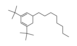 1,3-di-tert-butyl-5-octyl-1,3-cyclohexadiene结构式