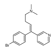 4-(4-bromophenyl)-N,N-dimethyl-4-pyridin-3-ylbut-3-en-1-amine Structure