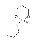 2-propylsulfanyl-1,3,2λ5-dioxaphosphinane 2-oxide结构式