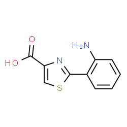 4-Thiazolecarboxylic acid, 2-(2-aminophenyl)- Structure