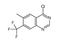 4-Chloro-6-methyl-7-(trifluoromethyl)quinazoline结构式