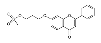 7-(3-((methylsulfonyl)oxy)propoxy)flavone Structure