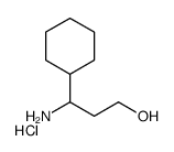 3-Amino-3-cyclohexyl-propan-1-ol hydrochloride结构式