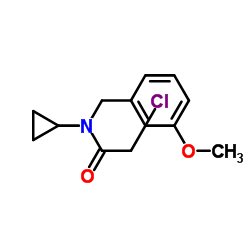 2-Chloro-N-cyclopropyl-N-(3-methoxybenzyl)acetamide结构式