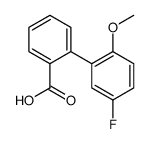 2-(5-fluoro-2-methoxyphenyl)benzoic acid结构式