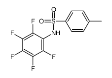 4-methyl-N-(2,3,4,5,6-pentafluorophenyl)benzenesulfonamide Structure