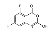 5,7-difluoro-4aH-3,1-benzoxazine-2,4-dione结构式