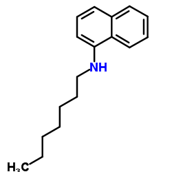 HEPTYLNAPHTHALEN-1-YLAMINE结构式