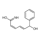 (2E,4E)-6-hydroxy-6-phenylhexa-2,4-dienamide结构式