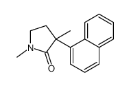 1,3-dimethyl-3-naphthalen-1-ylpyrrolidin-2-one Structure