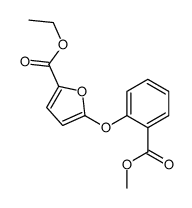 ethyl 5-(2-methoxycarbonylphenoxy)furan-2-carboxylate Structure
