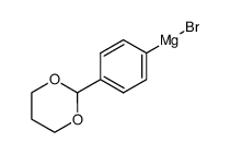 4-(1,3-DIOXAN-2-YL)PHENYLMAGNESIUM BROMIDE Structure