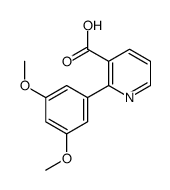 2-(3,5-dimethoxyphenyl)pyridine-3-carboxylic acid结构式