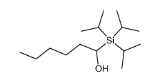 1-(tri-2-propylsilyl)-1-hexanol结构式