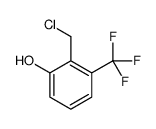 2-(Chloromethyl)-3-(trifluoromethyl)phenol结构式