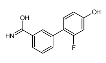 3-(2-fluoro-4-hydroxyphenyl)benzamide结构式