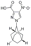 1-(2-Adamantyl)-4-nitro-1H-pyrazole-3-carboxylic acid Structure