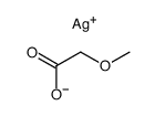 methoxy-acetic acid , silver salt结构式