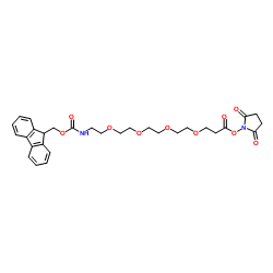 Fmoc-PEG4-NHS ester结构式