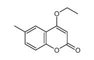 2H-1-Benzopyran-2-one,4-ethoxy-6-methyl-(9CI) structure