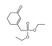 3-(diethoxyphosphorylmethyl)cyclohex-2-en-1-one Structure