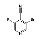3-溴-5-氟异烟腈结构式