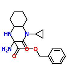 Benzyl {2-[cyclopropyl(glycyl)amino]cyclohexyl}carbamate Structure