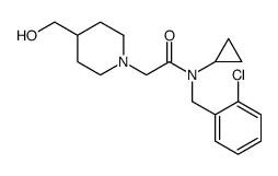 N-(2-Chloro-benzyl)-N-cyclopropyl-2-(4-hydroxyMethyl-piperidin-1-yl)-acetamide picture