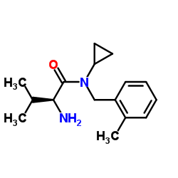 N-Cyclopropyl-N-(2-methylbenzyl)-L-valinamide Structure