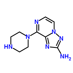 8-(1-Piperazinyl)[1,2,4]triazolo[1,5-a]pyrazin-2-amine Structure