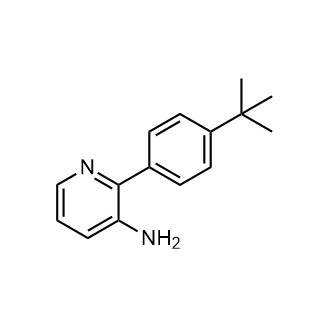 2-(4-(tert-Butyl)phenyl)pyridin-3-amine Structure