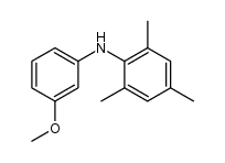 N-(3-methoxyphenyl)-2,4,6-trimethylaniline Structure