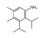 4,5-dimethyl-2,3-di(propan-2-yl)aniline结构式