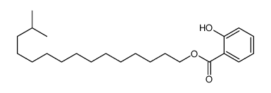 14-methylpentadecyl 2-hydroxybenzoate结构式