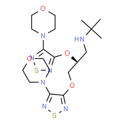 2-[4-(4-Morpholinyl)-1,2,5-thiadiazol-3-yl] (S)-(-)-Timolol Ether图片