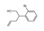 2-(o-bromophenyl)pent-4-en-1-ol Structure