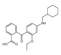 2-[4-(cyclohexylmethylamino)-2-ethoxybenzoyl]benzoic acid结构式